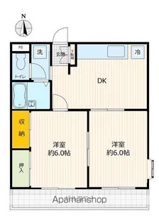 エステート小山第一【301号室号室】の間取り