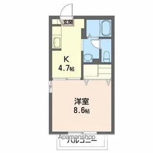 グランシード八桜【2階】の間取り