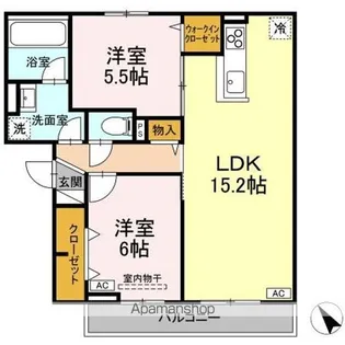 RESUA茶畑A【3階】の間取り