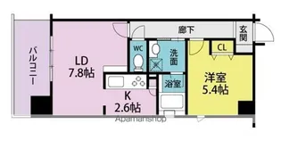 ピネータテラス武庫之荘【408号室】の間取り