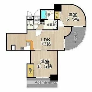 フェルザ住之江公園(旧住之江フタバビル)【11階】の間取り