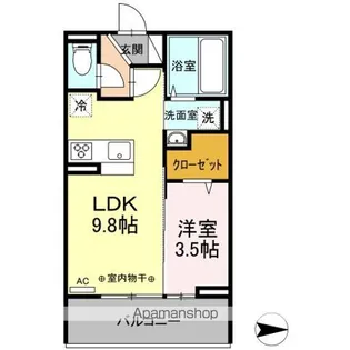 サニーコート【3階】の間取り