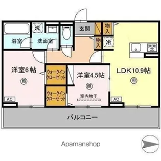 DEAR LIFE【3階】の間取り