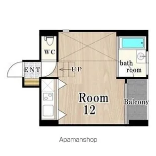 大阪府大阪市港区弁天4丁目【マンション】の間取り