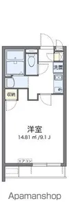 クレイノアルページュⅡ【108号室】の間取り