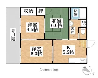 クローカスⅠ【101号室】の間取り