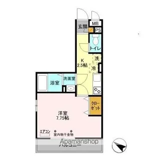 グランドソレイユBABA【3階】の間取り