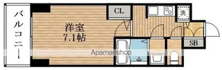 S-RESIDENCE都島【6階】の間取り