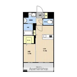 VALENTIA天神東【1003号室】の間取り