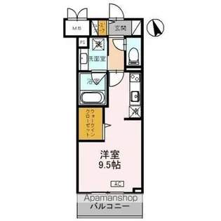 Dーレジデンス椿・幸町【3階】の間取り