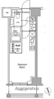 ザ・パークハビオ飯田橋プレイス【6階】の間取り