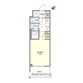 BLUROCK東神奈川【2階】の間取り