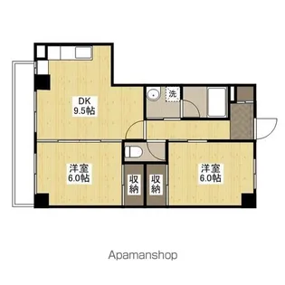 オハイオハイツ【4階】の間取り
