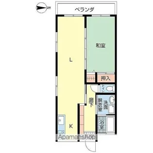 アーバンハウス西堀【801号室】の間取り