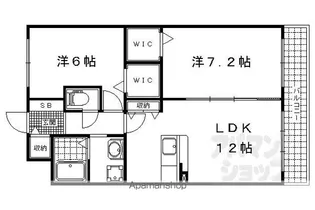 VITA FLORE【101号室】の間取り