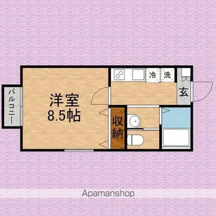 朋久レジデンス上福岡【1階】の間取り