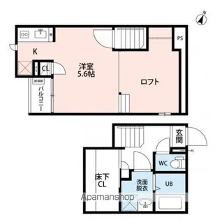 CB北柏アリビオ【203号室号室】の間取り