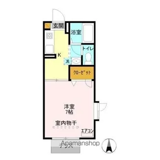 フォレスト田中【1階】の間取り