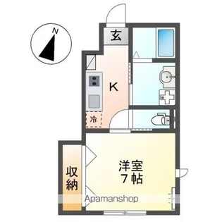 エクレール【1階】の間取り