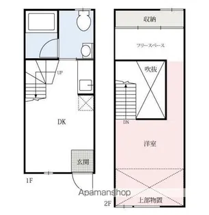 ベルエアガーデン【5号室】の間取り