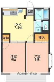 シティハイムセイセキ【201号室号室】の間取り