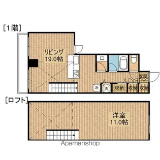 TERZOテルツォ【6階】の間取り