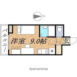 スカイハイツ【3階】の間取り