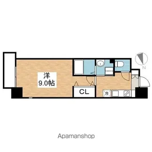 リシュドール鶴舞公園【5階】の間取り