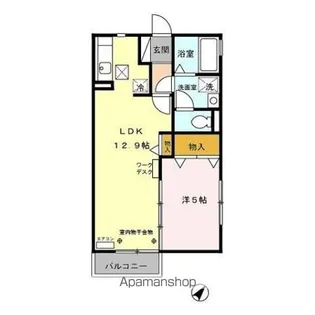 モナリエ参番館【1階】の間取り