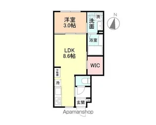 AMEROTE【1階】の間取り