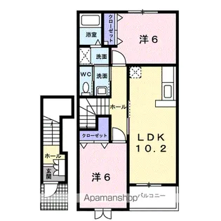 シュトラール【203号室】の間取り