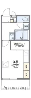 レオパレス糸田橋クラール【307号室】の間取り
