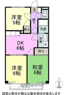 SURPLUS祥B【105号室】の間取り