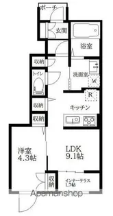パティオス昭島【1階】の間取り