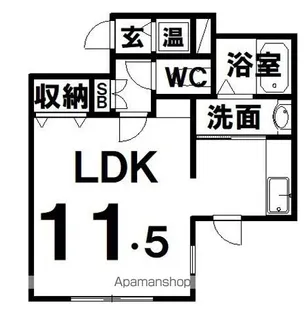 シャルダンヒル【1階】の間取り