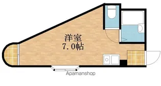 紅屋町グリーンハイツ【3階】の間取り
