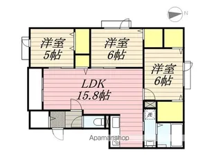 レガーノⅤ【3階】の間取り