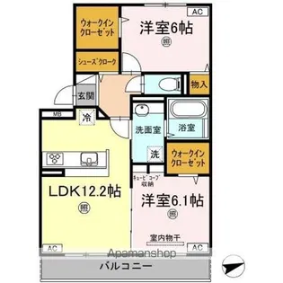 フトゥーロ【3階】の間取り