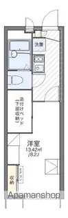 レオパレスクレストタウンB【1階】の間取り