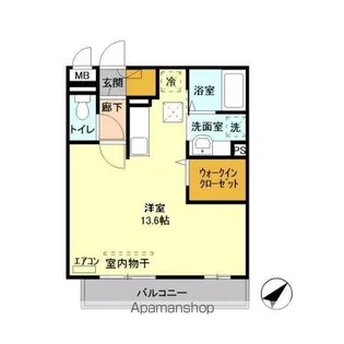 I.ヴィレッジ EAST【1階】の間取り