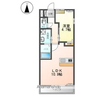 パンプキンフィールド【1階】の間取り