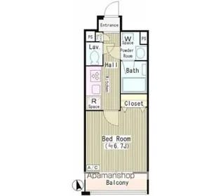 ルシエルエムズ【2階】の間取り
