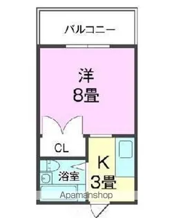 1Kの間取り画像