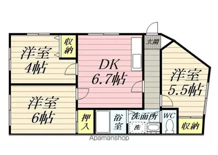 3DKの間取り画像