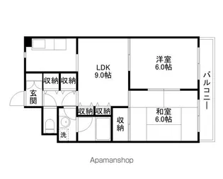 シャロム瀬田西【108号室】の間取り