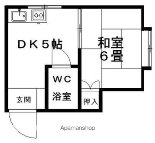みどり荘【2階】の間取り
