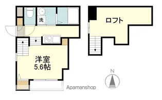 UNリヴィエール高松【1階】の間取り