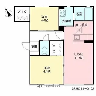 クリプトン【1階】の間取り