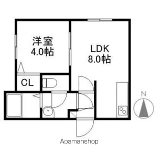 ヴィラ・フローラ【2階】の間取り
