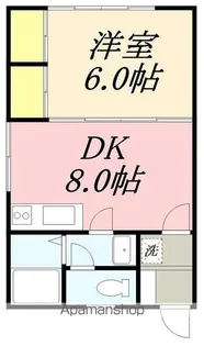 グランベリー七重浜【201号室】の間取り